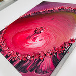 "Volcanic Love" Geode Acrylic Pour Art
