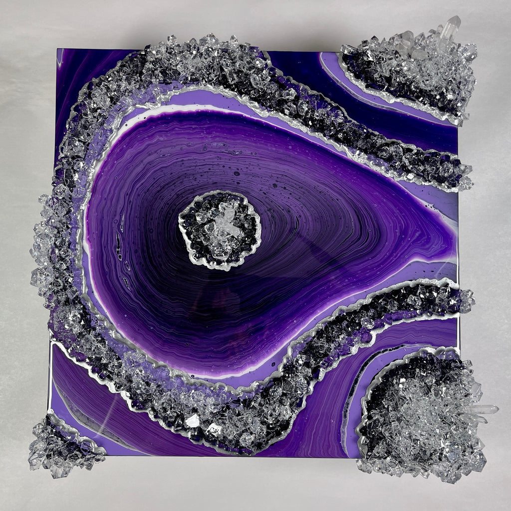 Hollow Geode Blank for acrylic pouring or resin art - CC